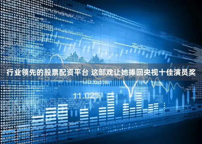 行业领先的股票配资平台 这部戏让她捧回央视十佳演员奖